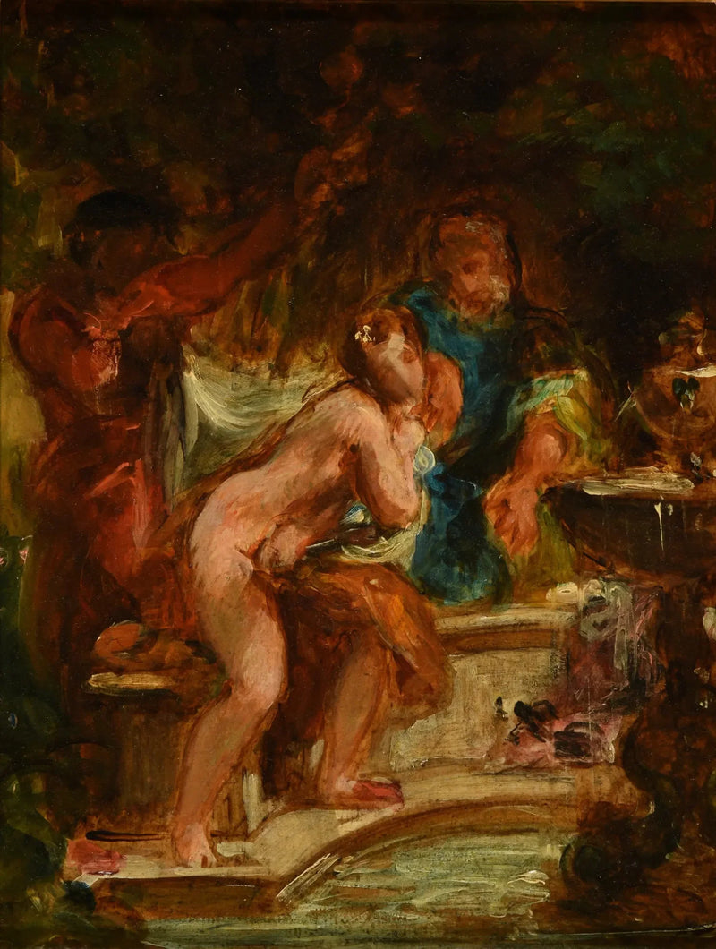Suzanne et les vieillards - Eugène Delacroix