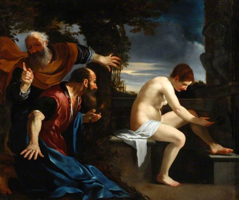 Suzanne et les vieillards - Guercino - Alpha Reproduction