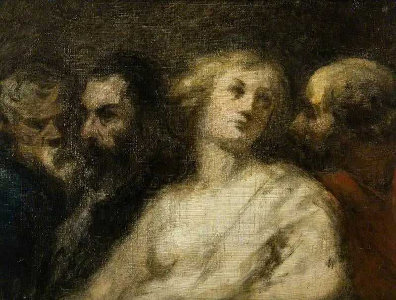 Suzanne et les vieillards - Honoré Daumier