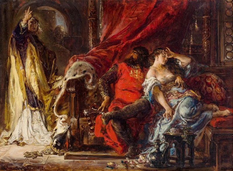 Święty Stanisław karcący Bolesława Śmiałego - Jan Matejko
