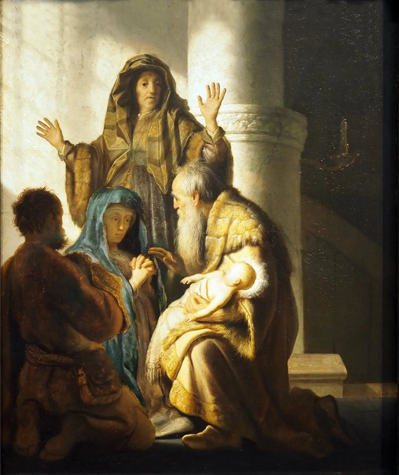 Syméon au temple - Rembrandt