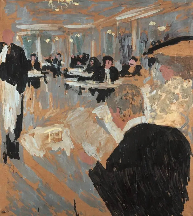 Szene im Café - Édouard Vuillard