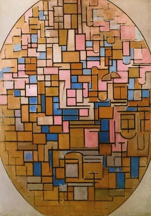 Tableau III : Composition ovale - Piet Mondrian