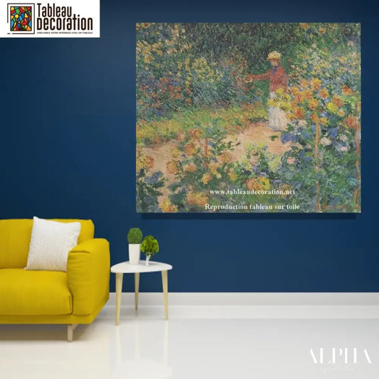 Tableau le jardin de Claude Monet - Reproductions de tableaux et peintures haut de gamme