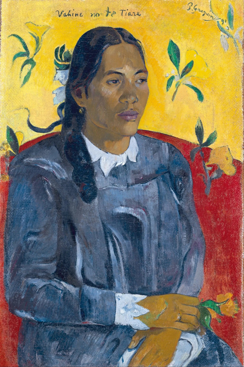 Tahitienne à la fleur - Paul Gauguin