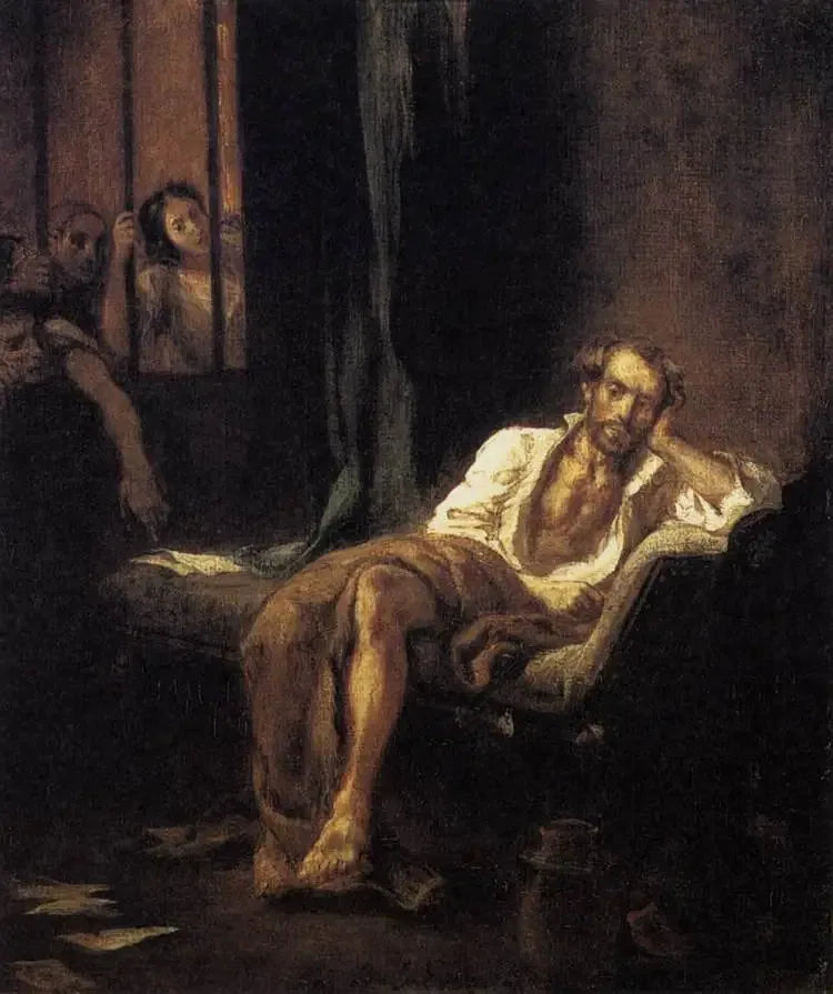 Tasse à l'hôpital de St Anne Ferrara - Eugène Delacroix