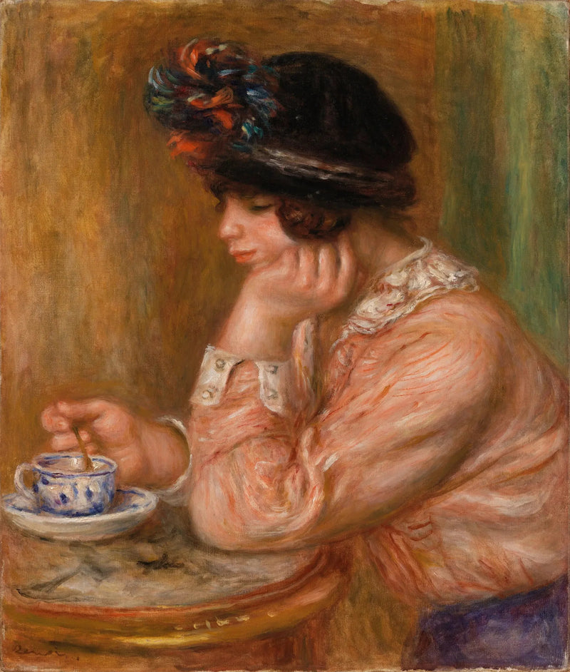 Tasse de chocolat (La Tasse de chocolat) - Pierre-Auguste Renoir