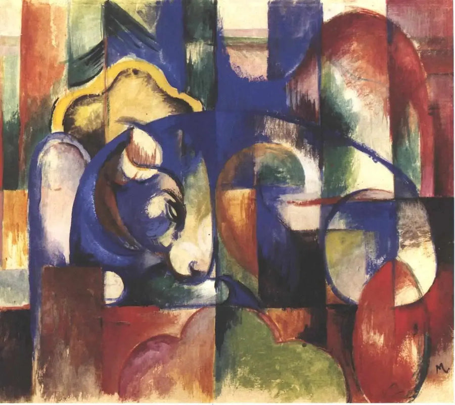 Taureau menteur - Franz Marc