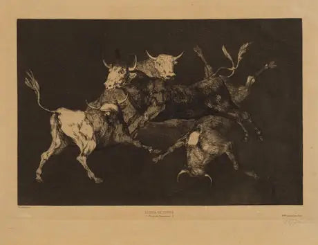 Taureaux - Francisco de Goya