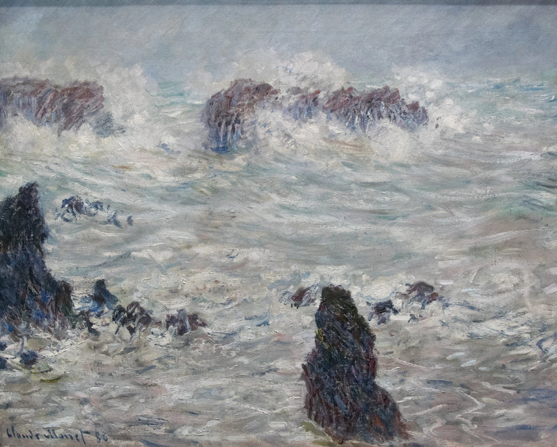 Tempête, côtes de Belle-Île W1116 – Claude Monet