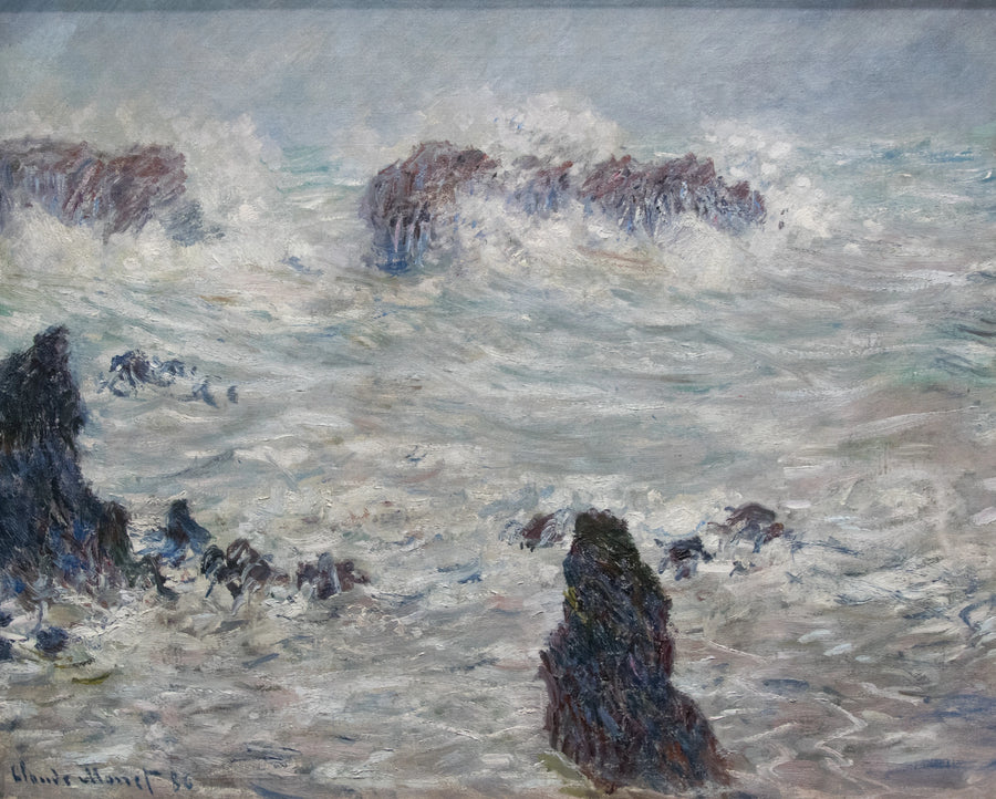 Tempête, côtes de Belle-Île W1116 – Claude Monet