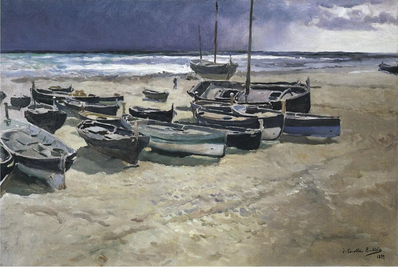Tempête imminente, Valence - Joaquín Sorolla