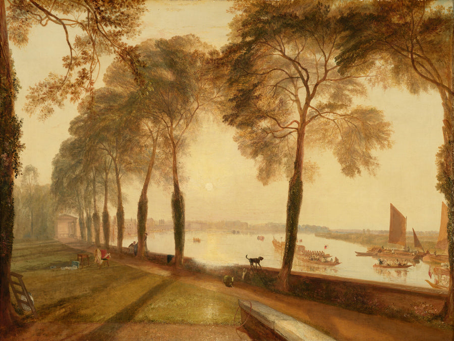 Terrasse Mortlake - Joseph Mallord William Turner