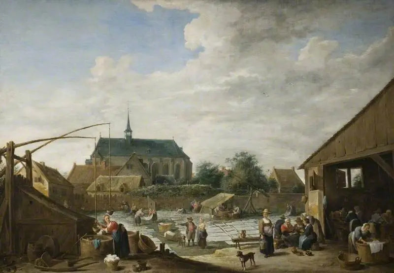 Terreau de blanchiment - David Teniers le Jeune