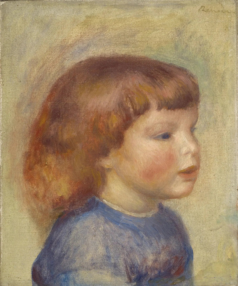 Tête d'enfant - Pierre-Auguste Renoir