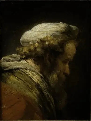 Tête d'homme au turban - Rembrandt