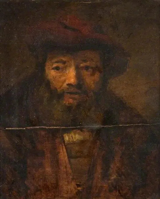 Tête d'homme barbu - Rembrandt