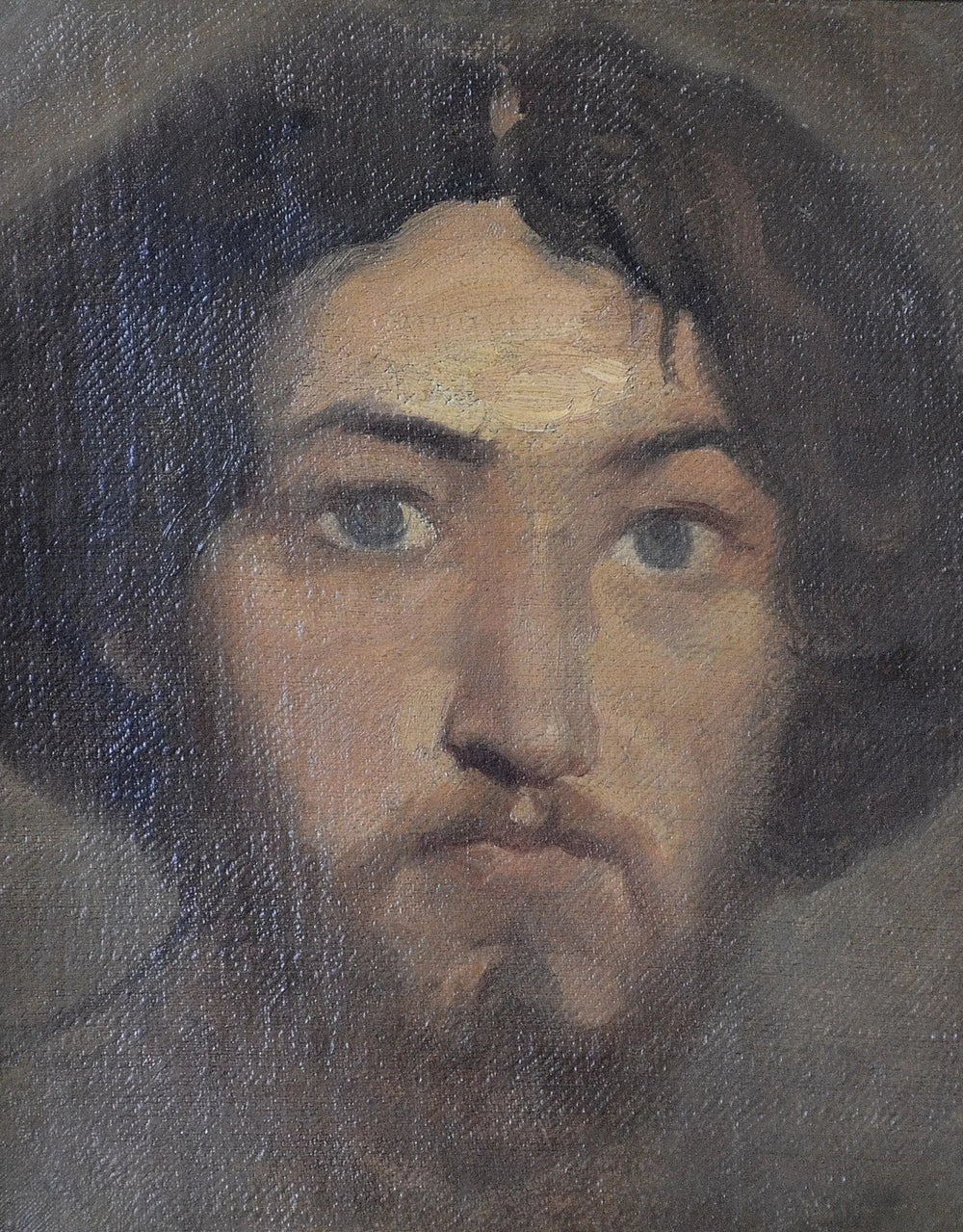 Tête d'Italien - Théodore Chassériau image 1 reproduction artisanale de tableau