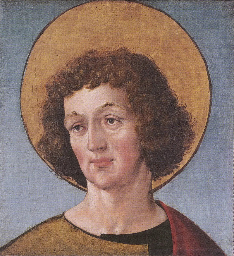 Tête d'un saint - Hans Holbein le Jeune