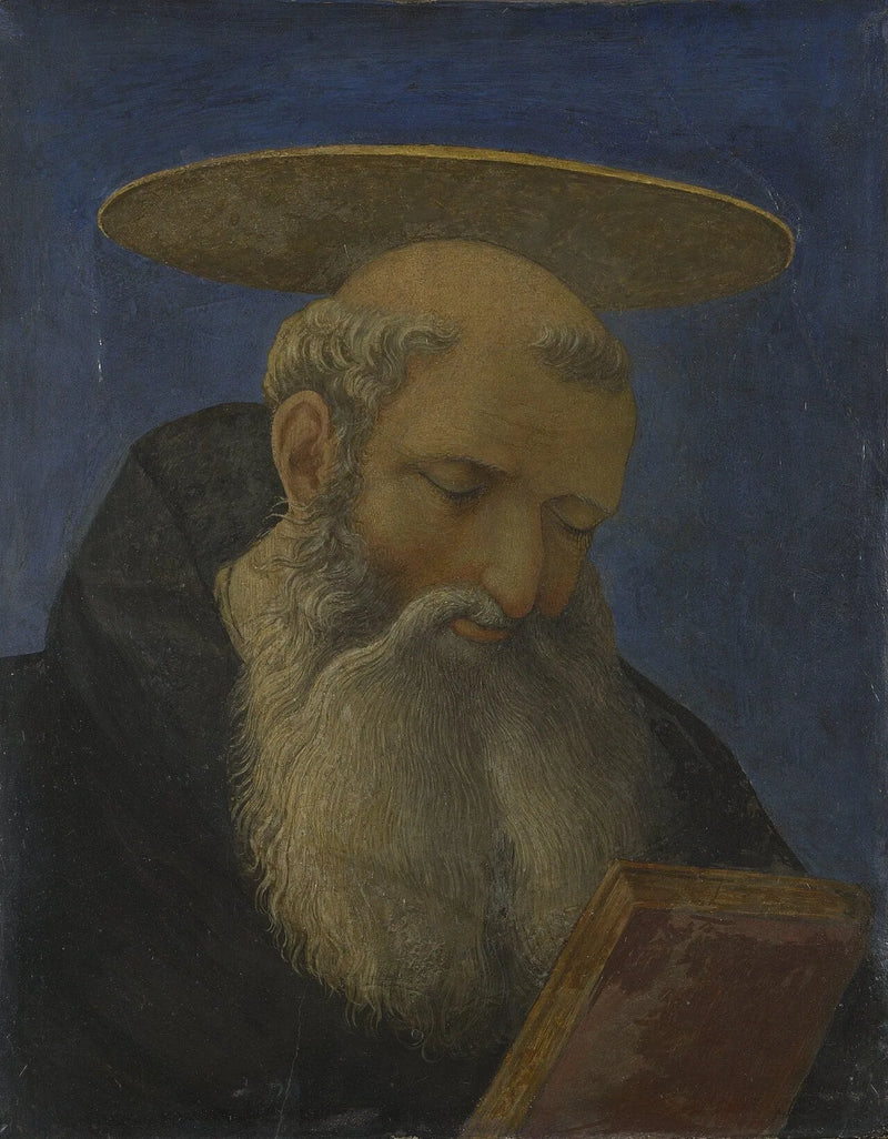 Tête d'un saint tonsuré et barbu - Domenico Veneziano