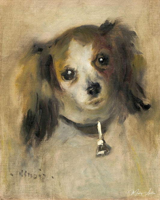 Tête de chien - Pierre-Auguste Renoir - Reproductions de tableaux et peintures haut de gamme