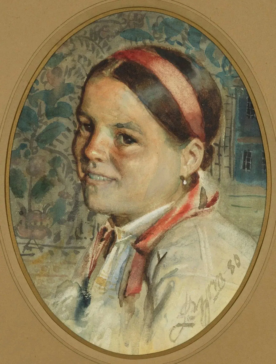 Tête de femme - Anders Zorn