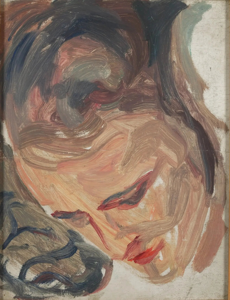Tête de femme - Edvard Munch