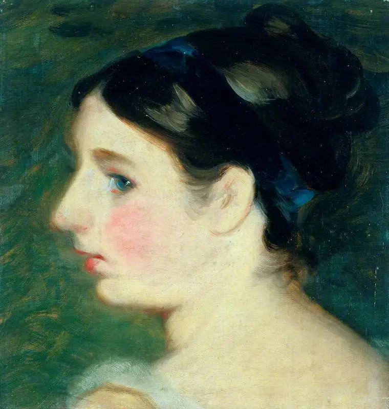 Tête de fille (probablement un portrait de Mary Constable) - John Constable - Alpha Reproduction
