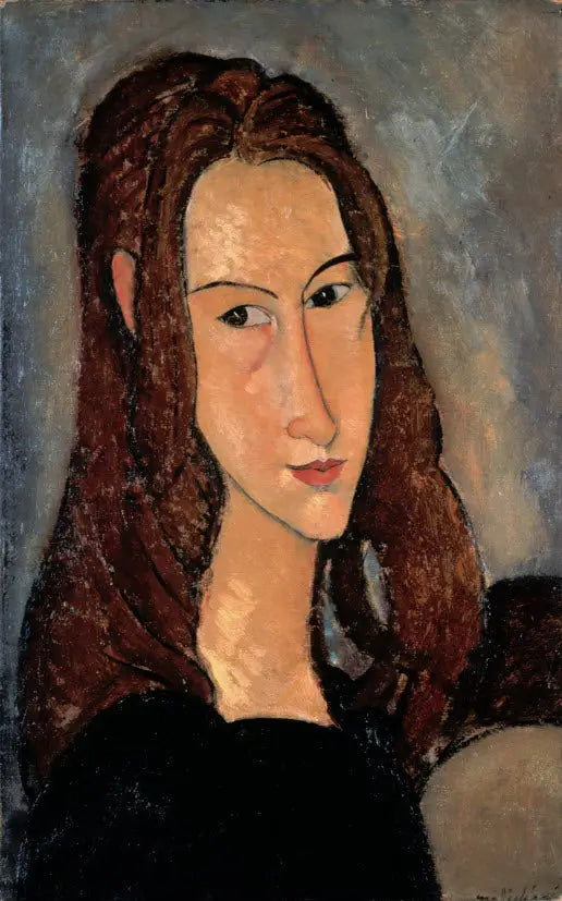 Tête de Jeanne Hébuterne vers la droite - Amedeo Modigliani