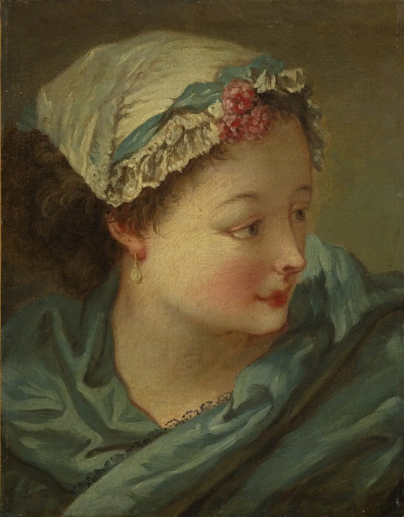 Tête de jeune femme - François Boucher
