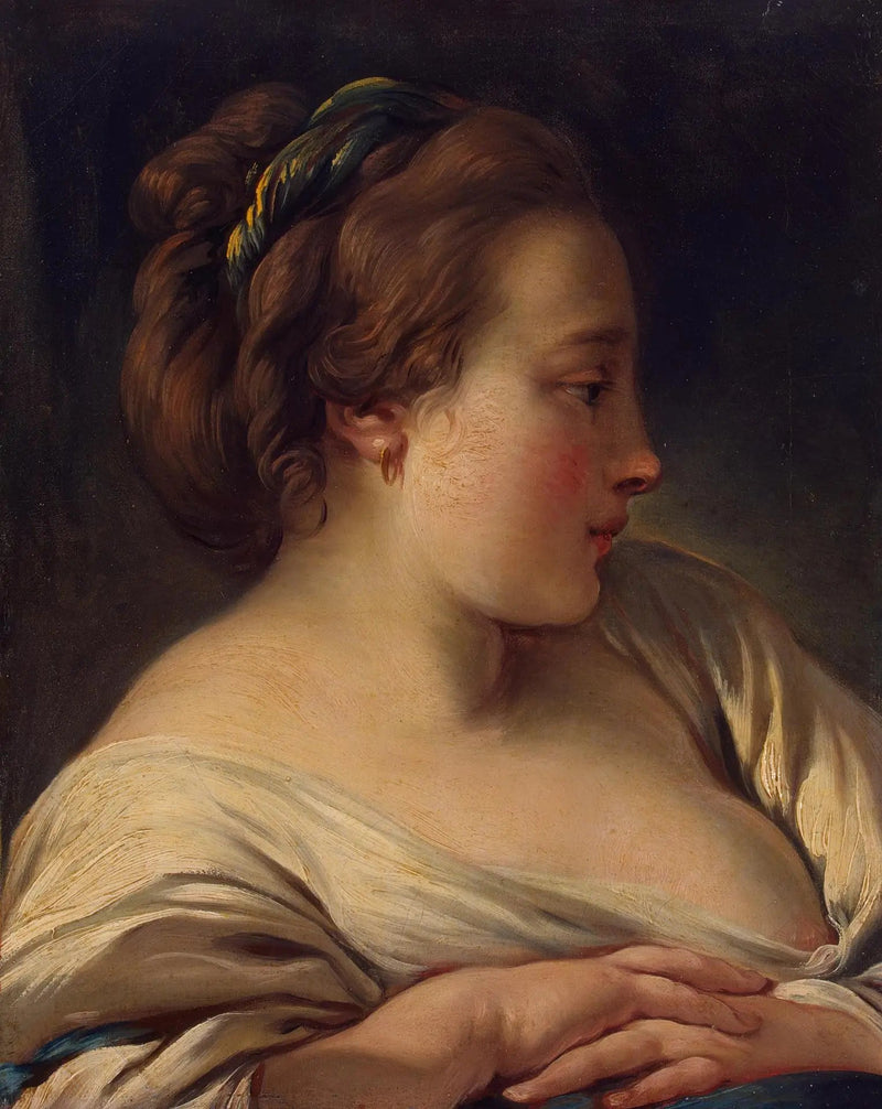 Tête de jeune fille - François Boucher