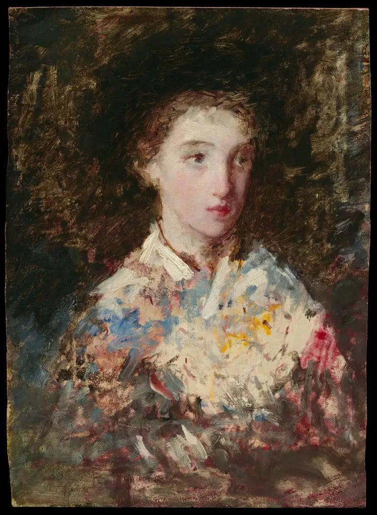 Tête de jeune fille - Mary Cassatt