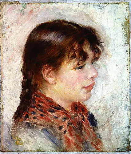 Tête de jeune fille napolitaine - Pierre-Auguste Renoir
