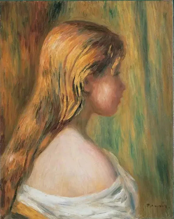 Tête de jeune fille - Pierre-Auguste Renoir