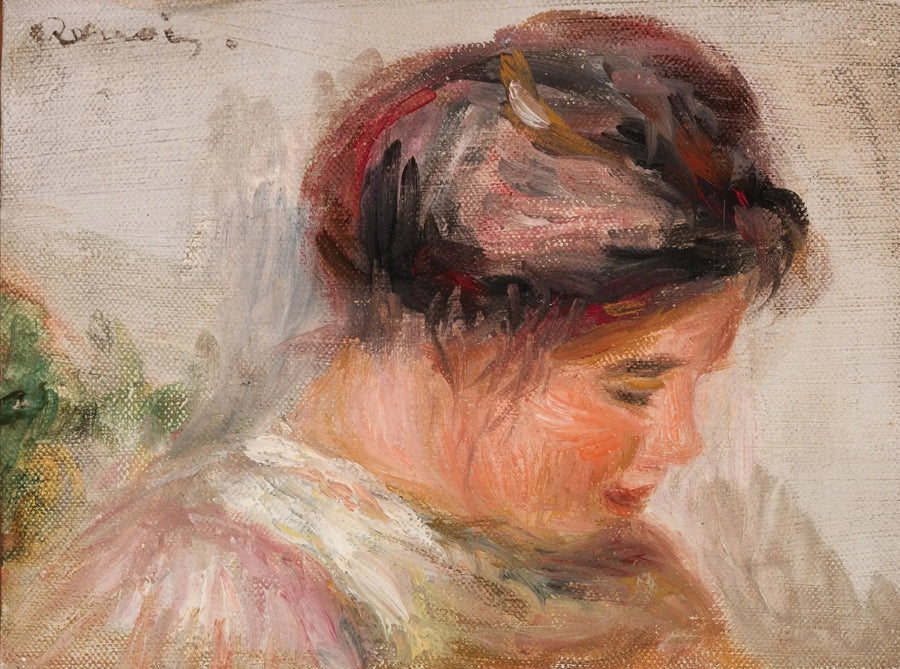 Tête de Jeune Fille - Pierre-Auguste Renoir