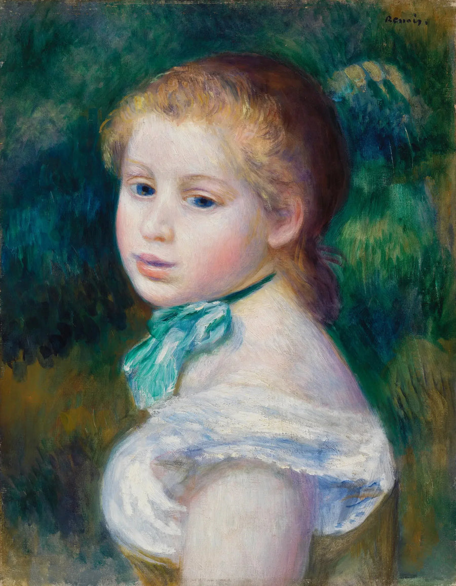 Tête de Jeune Fille - Pierre-Auguste Renoir