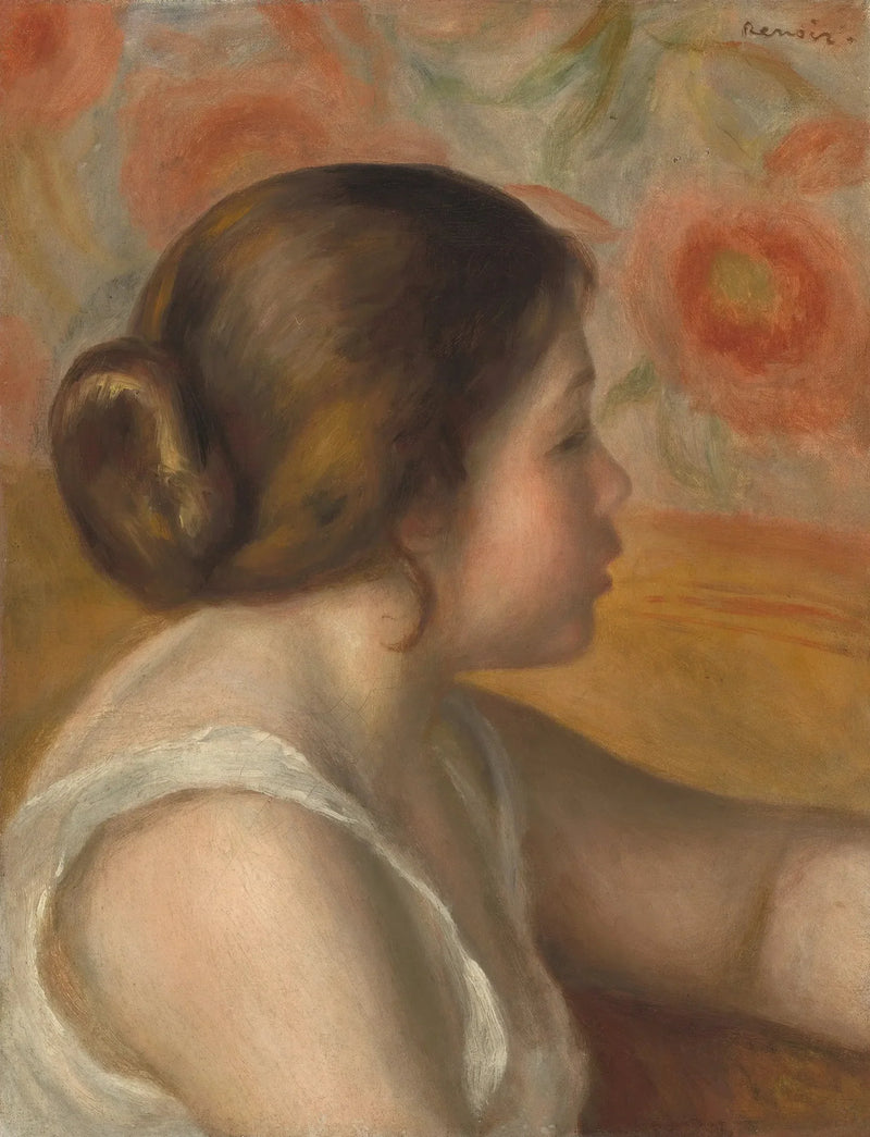 Tête de jeune fille - Pierre-Auguste Renoir