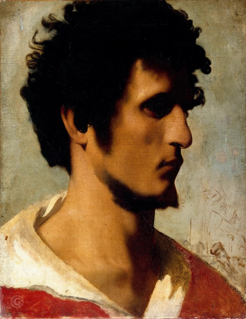 Tête de paysan de la campagne romaine - Jean-Léon Gérôme
