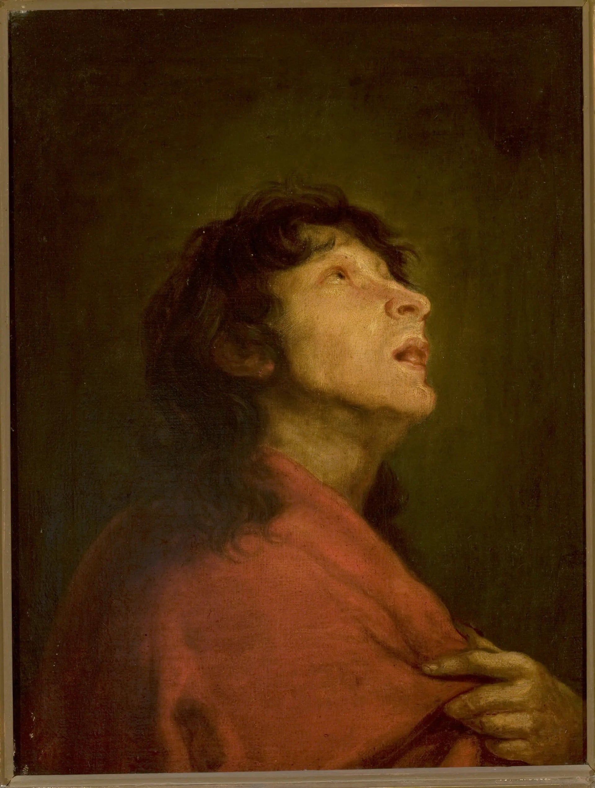 Tête de Saint Jean l'Évangéliste - Antoine van Dyck image 1 reproduction artisanale de tableau