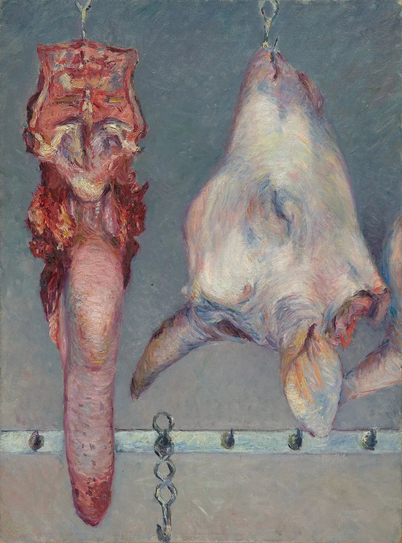 Tête de veau et langue de bœuf - Gustave Caillebotte