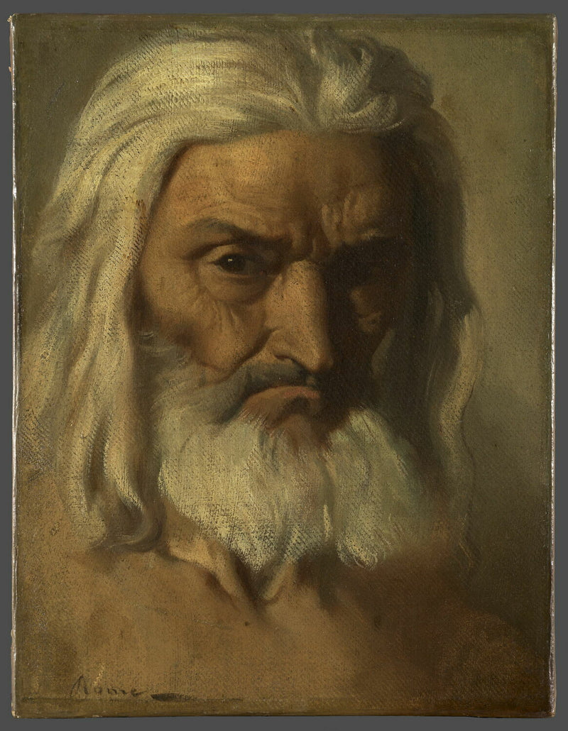 Tête de vieillard - Théodore Chassériau