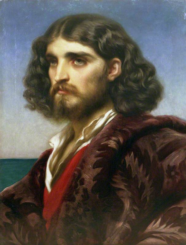 Tête d'un Italien - Frederic Leighton