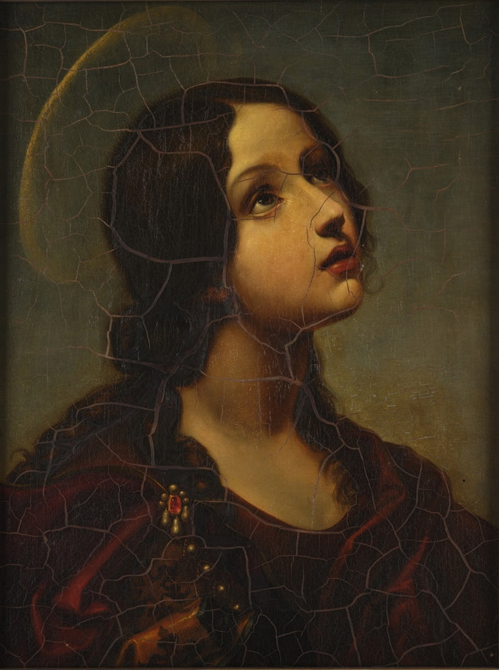 Tête d’une jeune sainte (sainte Lucie ?) - Carlo Dolci - Alpha Reproduction