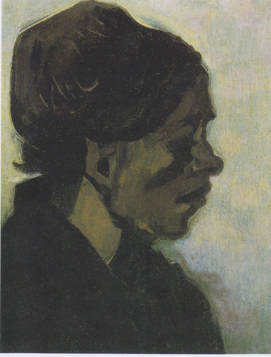 Tête de femme à la coiffe sombre, F153 – Van Gogh