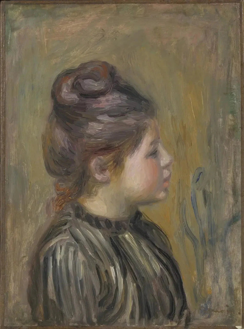Tête de fille, 1898 – Pierre-Auguste Renoir