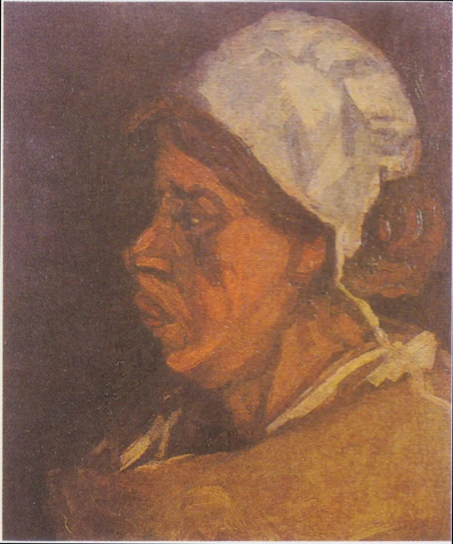 Tête de paysanne au bonnet blanc, F131 – Van Gogh