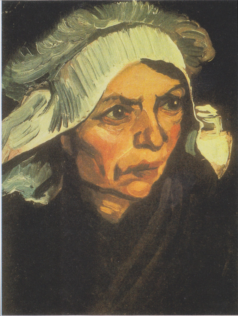 Tête de paysanne au bonnet blanc, F80 – Van Gogh