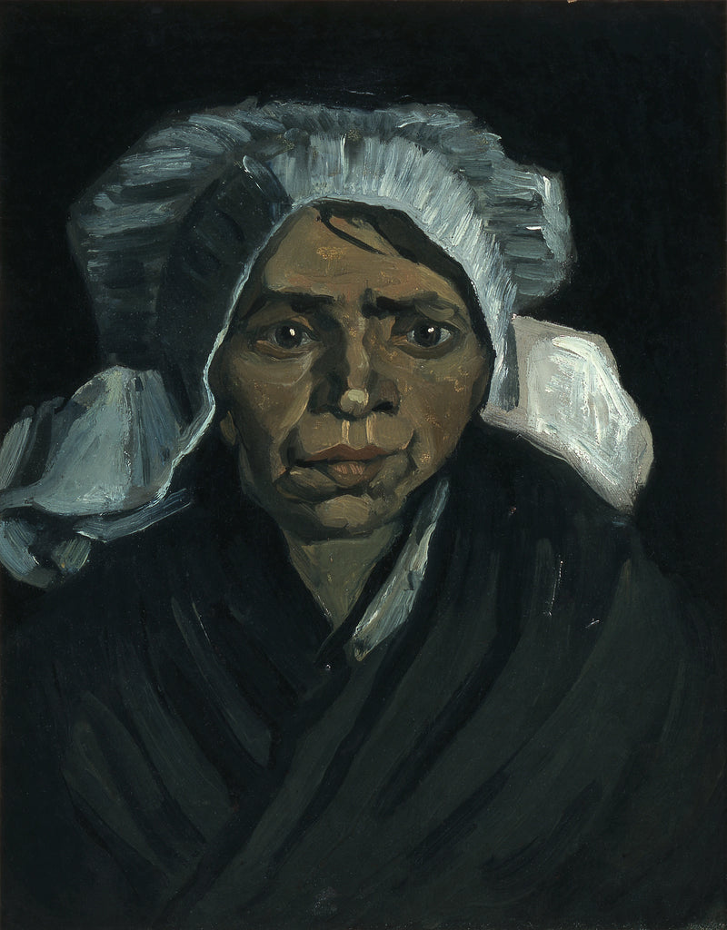 Tête de paysanne à la coiffe blanche, F146a – Van Gogh