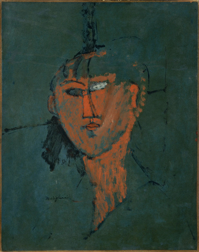 Tête rouge - Amedeo Modigliani