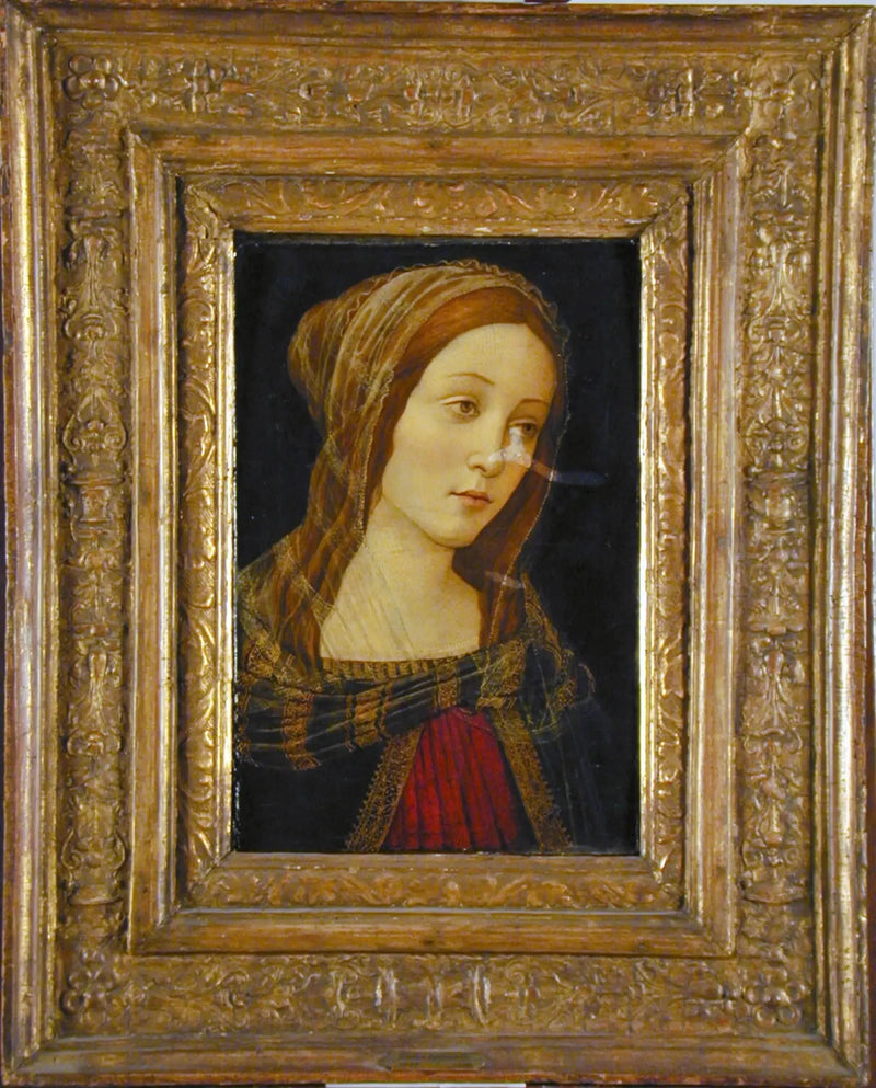 Tête d’une sainte, fin du XVe-début du XVIe siècle – Sandro Botticelli